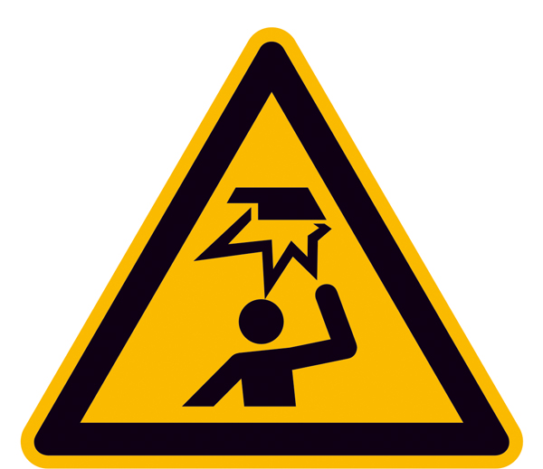 Modellbeispiel: Warnschild Warnung vor Hindernissen im Kopfbereich (Art. 21.a8210)