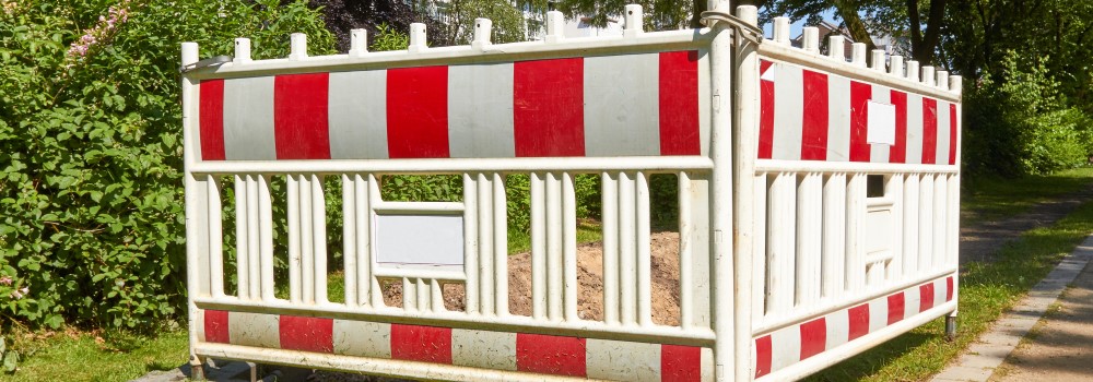 Absperrtechnik für sicheres Arbeiten