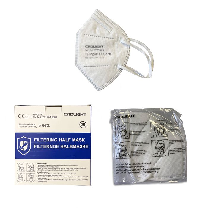 Atemschutzmaske FFP2 'CRD light', Filterklasse 2, einzeln verpackt