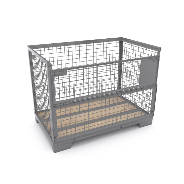 Modellbeispiel: Euro-Gitterbox aus Stahl (Art. 50370)
