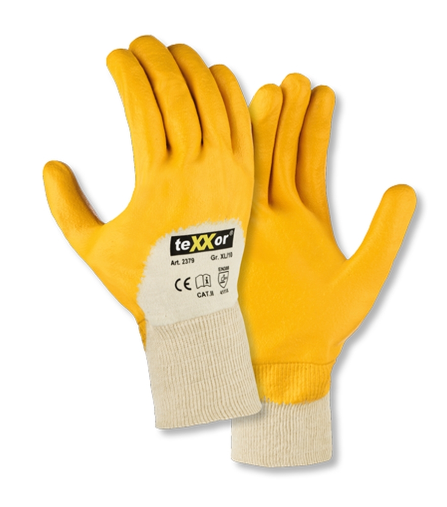 teXXor® topline Nitril-Handschuhe 'STRICKBUND', 8 