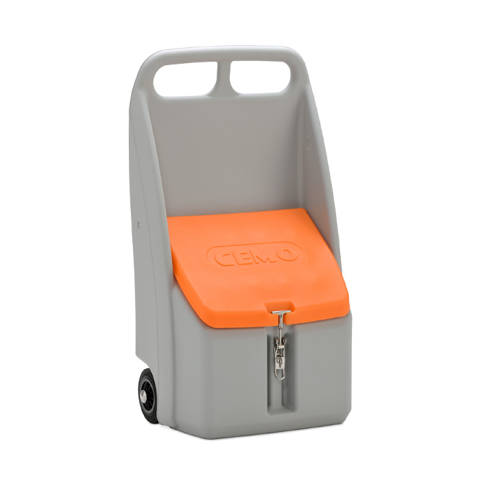 Streugutbehälter 'Cemo Go-Box' 70 Liter aus chemikalienbeständigem PE