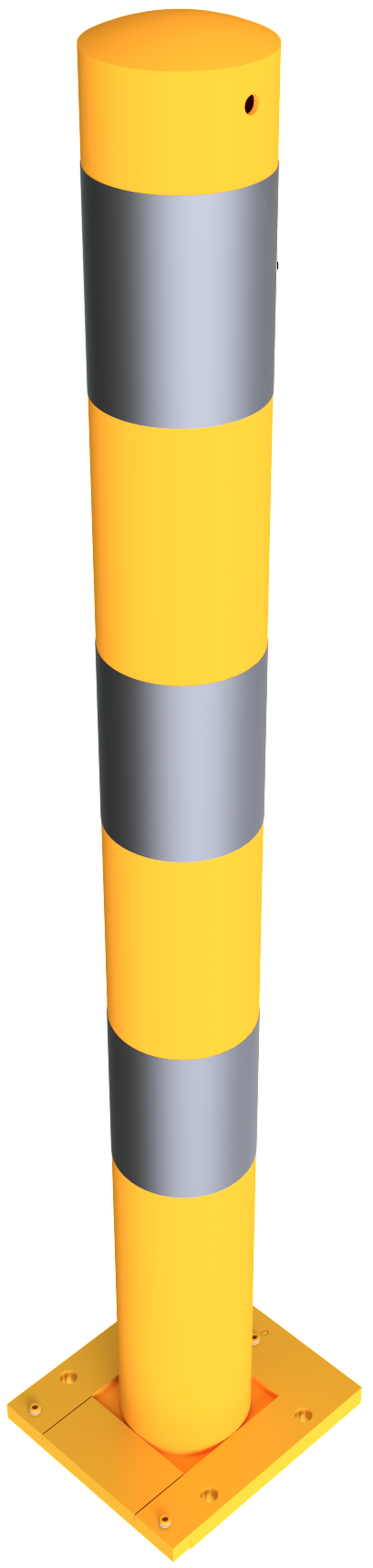 Modellbeispiel: Absperrpfosten -Bollard- Ø 89 mm (Art. 489apbg)