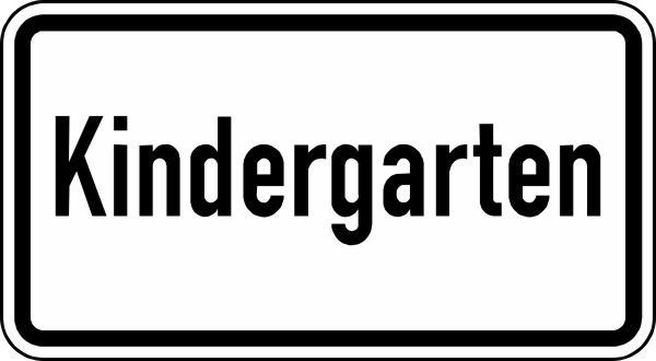 Modellbeispiel: VZ Nr. 1012-51 (Kindergarten)