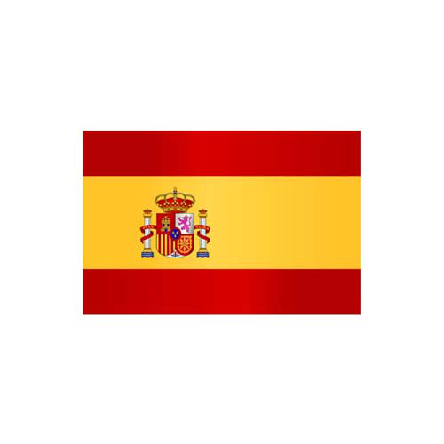 Länderflagge Spanien (mit Wappen)