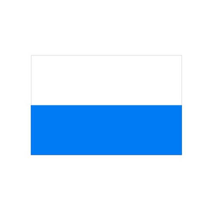 Technische Ansicht: Bundeslandflagge Bayern (weiß/blau ohne Wappen)