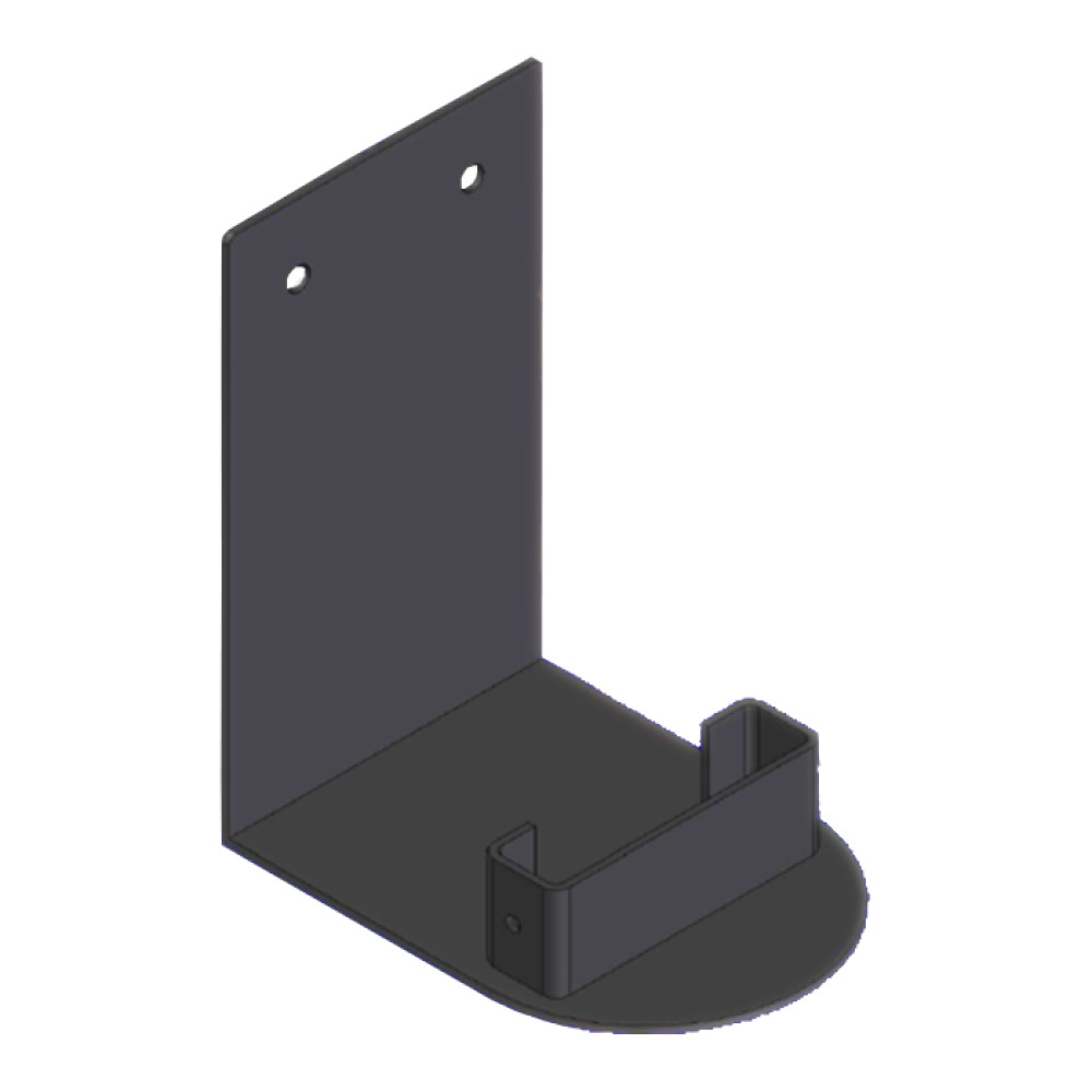 Technische Ansicht: Wandhalterung für Absperrsystem -Eco-Line- zum Anschrauben (Art. 41269)