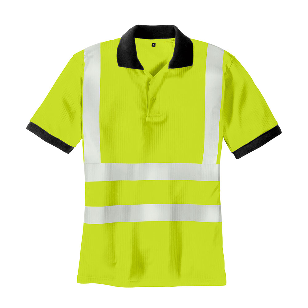 teXXor® Warnschutz Polo-Shirt SYLT, S, leuchtgelb