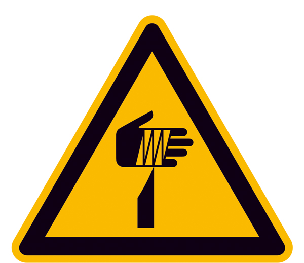 Modellbeispiel: Warnschild Warnung vor spitzem Gegenstand (Art. 21.a8200)