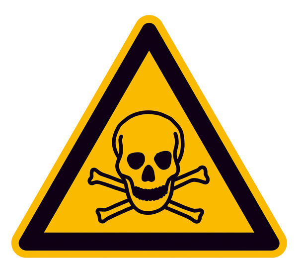 Modellbeispiel: Warnschild Warnung vor giftigen Stoffen (Art. 21.0163)