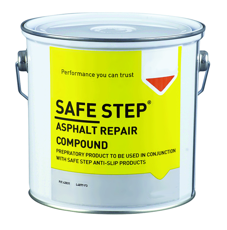 Kaltasphalt Reparatur 'SAFE STEP', 25 Liter, sofortige Aushärtung, für Innen- und Außenbereich