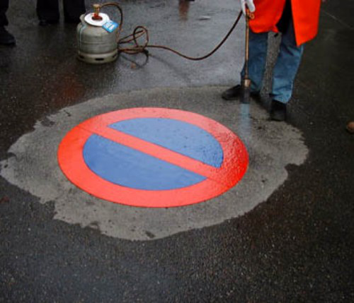 PREMARK Straßenmarkierung 'runde Verkehrszeichen gem. StVO'
