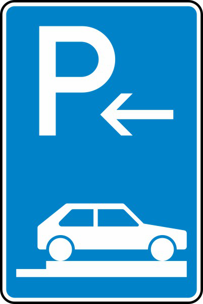 Parken auf Gehwegen ganz quer zur Fahrtr. rechts (Anfang) Nr. 315-86