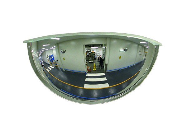 Überwachungsspiegel 'PANORAMA-180' aus Acrylglas, mit Abdeckung