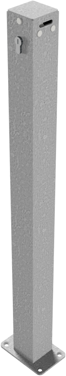 Sperrkettenpfosten 'Bollard' 70 x 70 mm