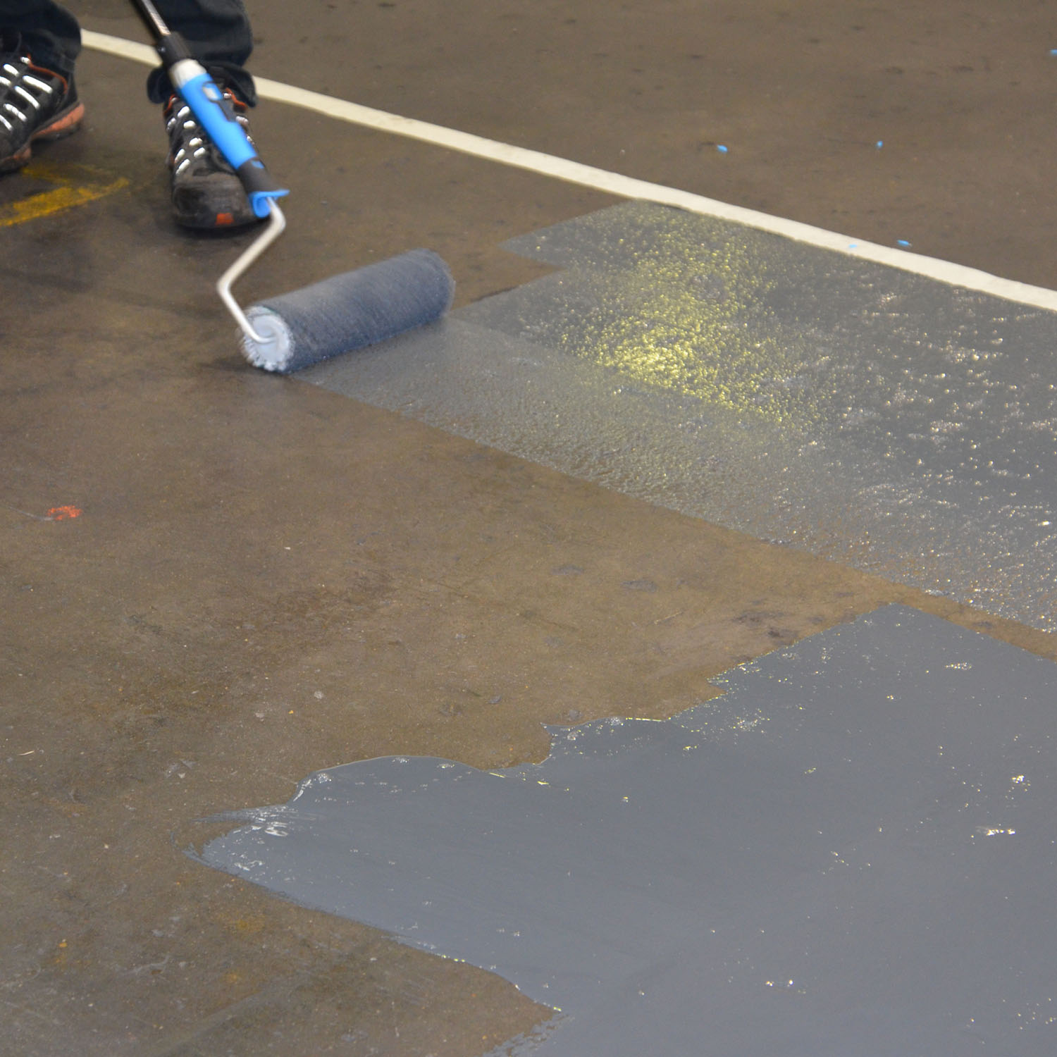 Bodenmarkierungsfarbe 'Industry Floor Paint', schnell trocknend, schwarz