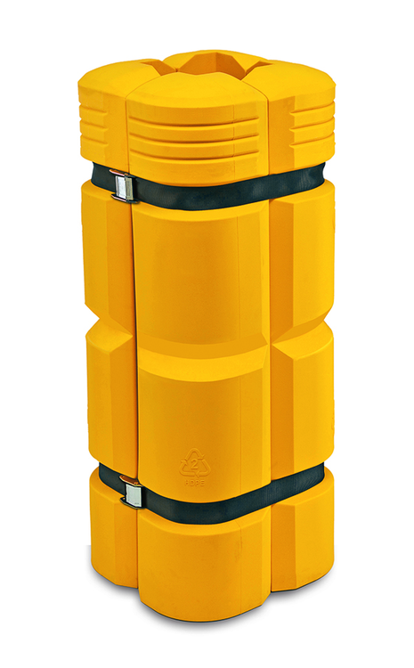 Säulenanfahrschutz 'Mountain' aus Polyethylen, für Säulenmaß 200-300 mm, Höhe 1100 mm