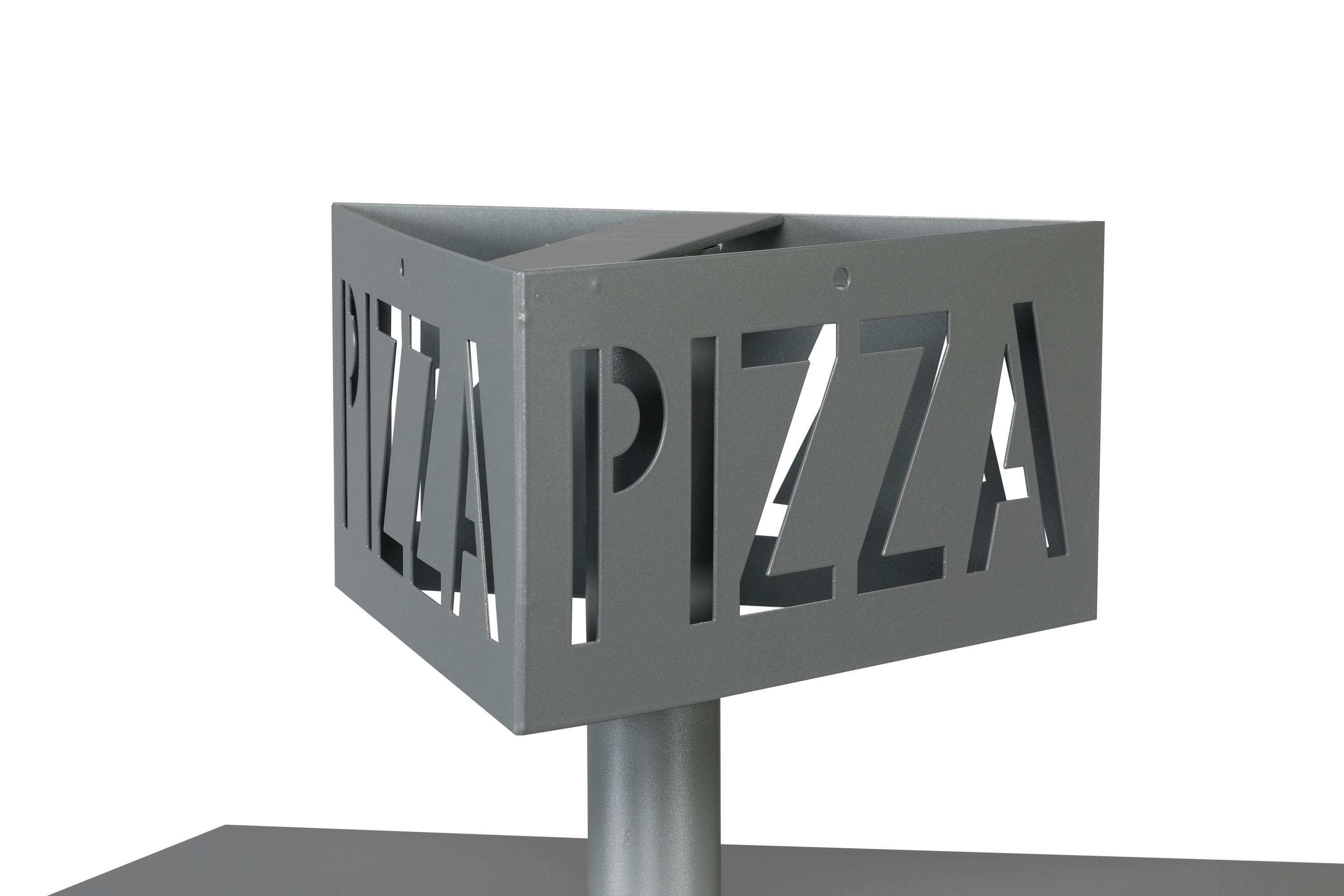 Pizzakartonsammler 'PKS 1' aus verzinktem Stahlblech