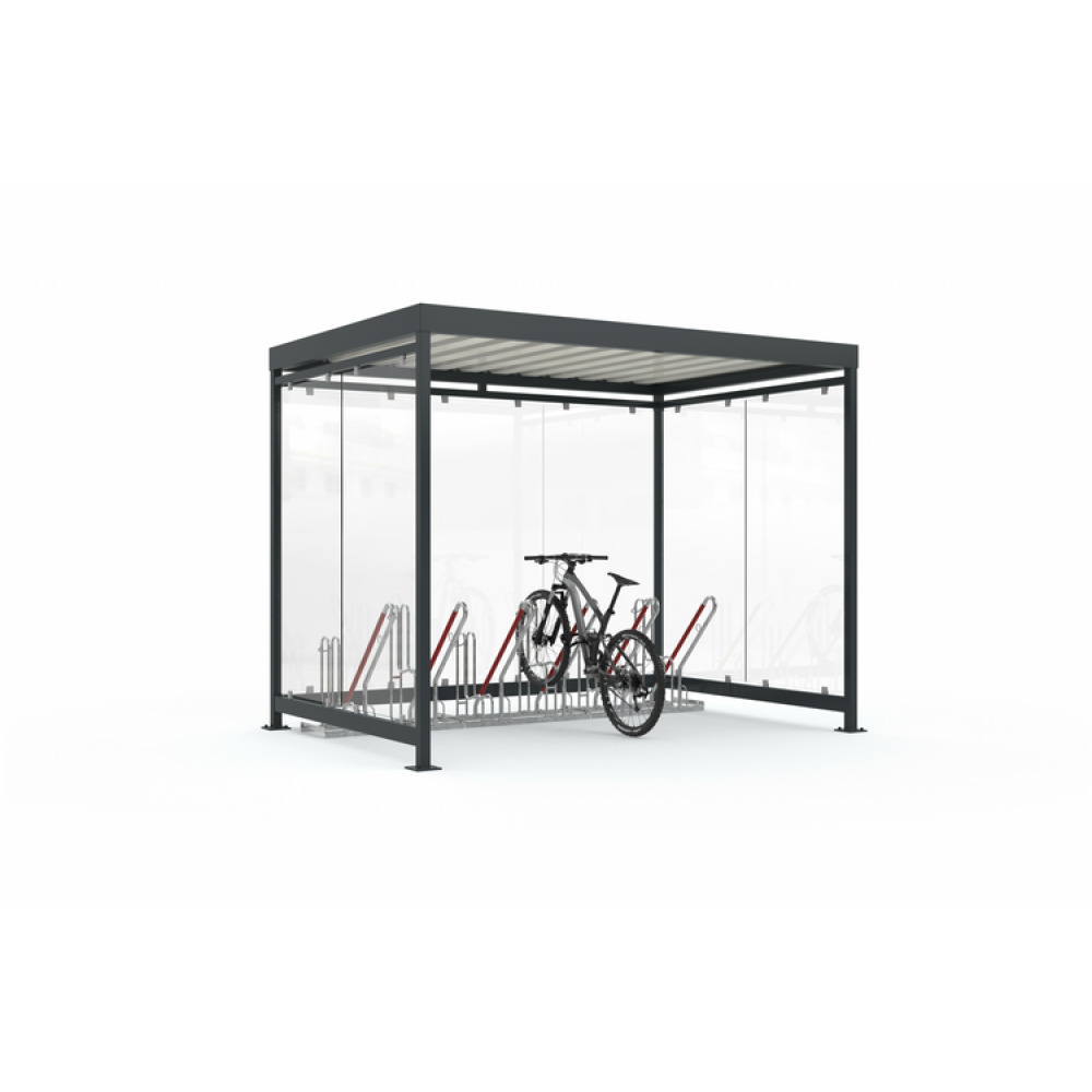 Modellbeispiel: Modell K3 b/b mit Modell 4500XBF als Fahrradständer