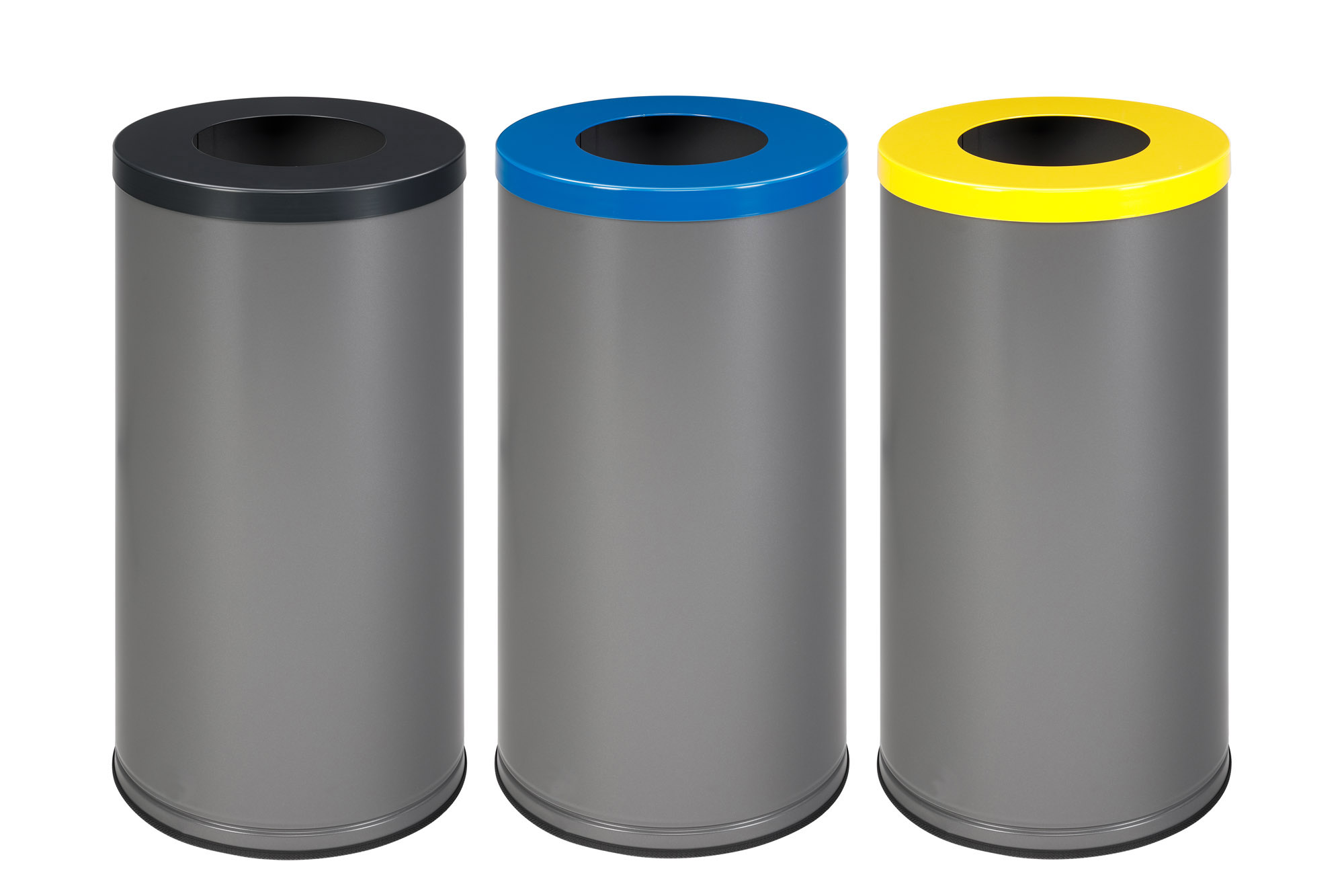 Modellbeispiel: Abfallbehälter 'Cubo Setenta' 70 Liter aus Stahl, versch. Farben (Art. 41564.0002, 41564.0003. 41564.0001)