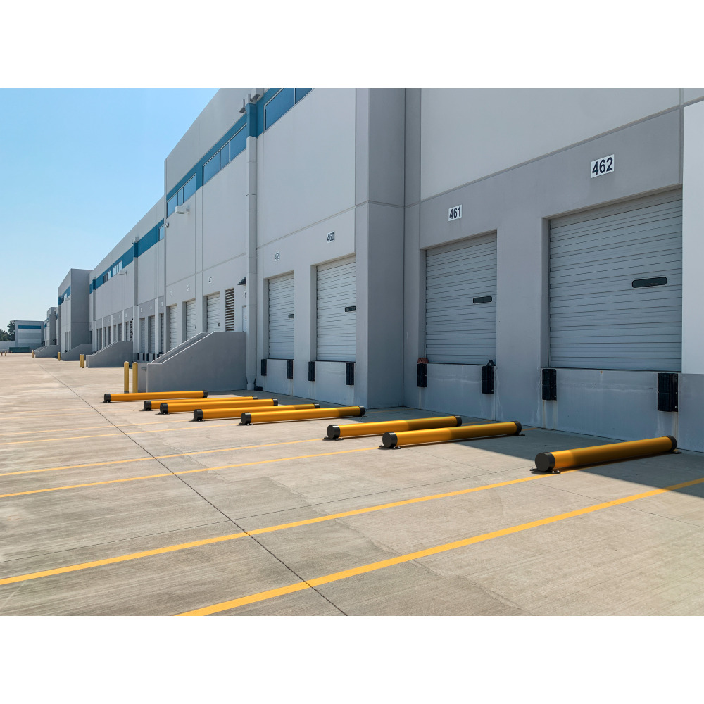 Anwendungsbeispiel: Hält LKWs als Einfahrhilfe in der Spur