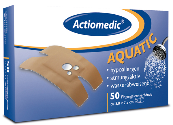 Fingergelenkverbände Actiomedic® 'Elastic', und 'Aquatic'