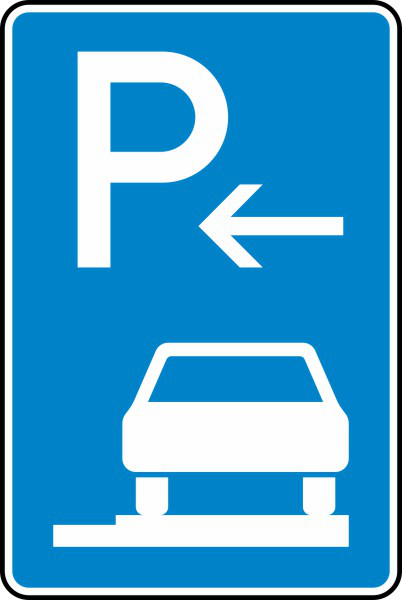 Parken auf Gehwegen ganz in Fahrtr. rechts (Anfang) Nr. 315-66