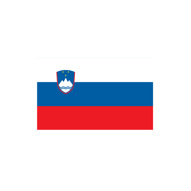 Technische Ansicht: Länderflagge Slowenien