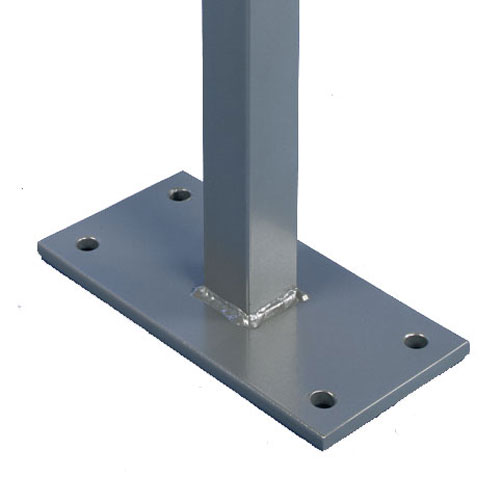Ständer mit Stahlfußplatten zum Aufdübeln (Modell PN, PR)