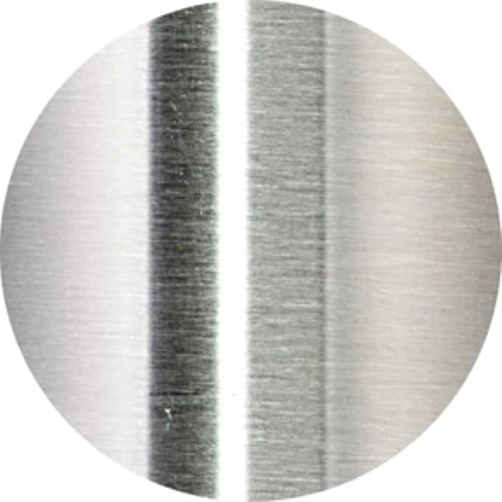 Absperrpfosten 'Acero Halbhügel' (V2A) Ø 76 mm, Edelstahl, 3 Zierringe (OMM)