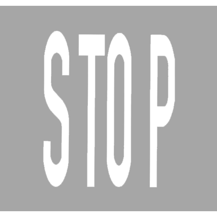 PREMARK Straßenmarkierung aus Thermoplastik 'Stop'