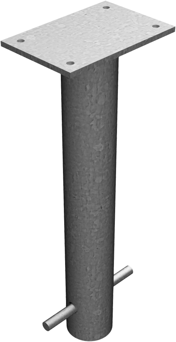 Modellbeispiel: Bodenhülse mit Platte zum Einbetonieren (Ankerkorb) (Art. 470.60)