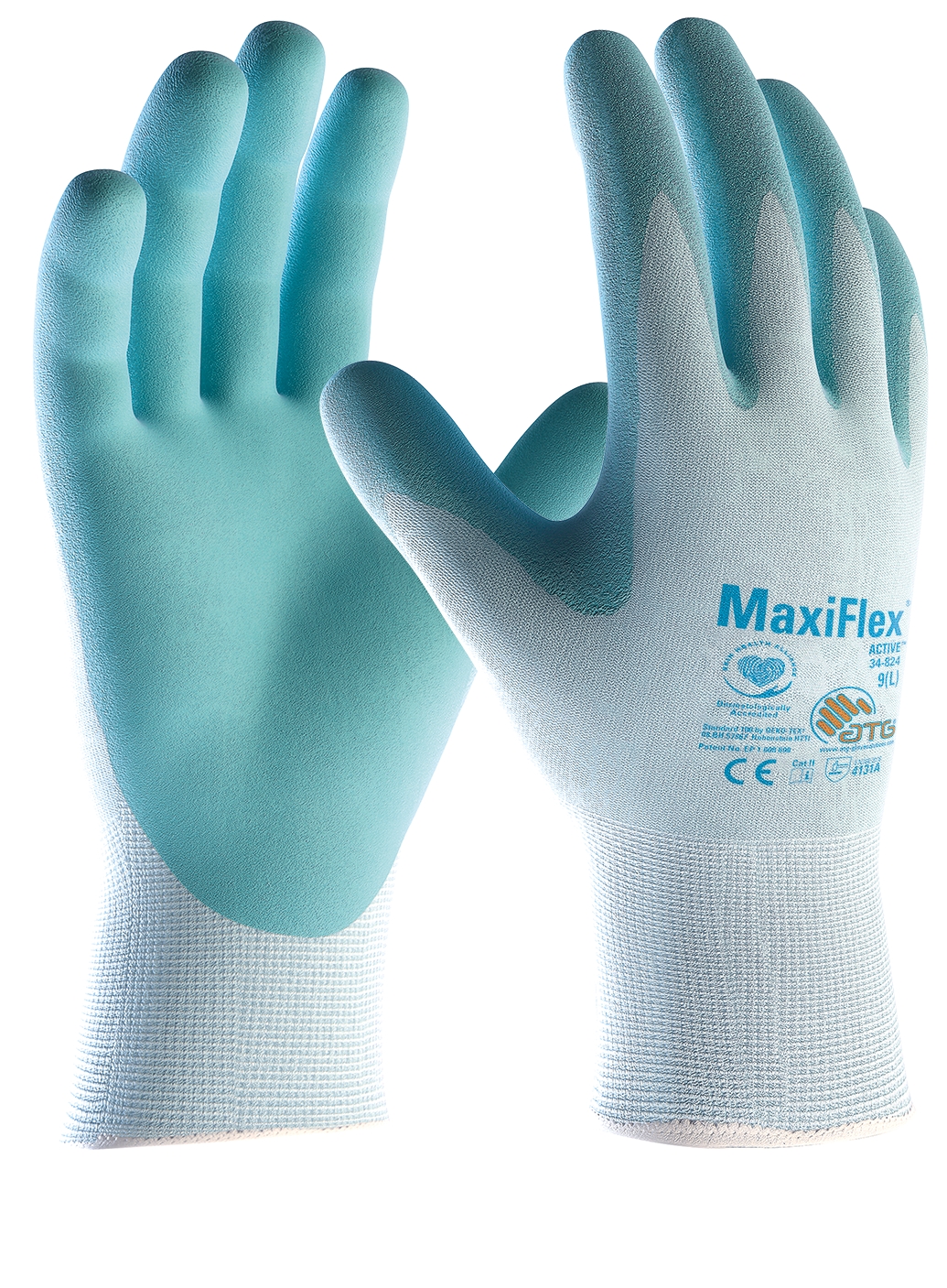 MaxiFlex® Active™ Nylon-Strickhandschuhe '(34-824)', 10 