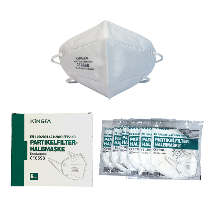 Atemschutzmaske FFP2 'Kingfa', Filterklasse 2, einzeln verpackt