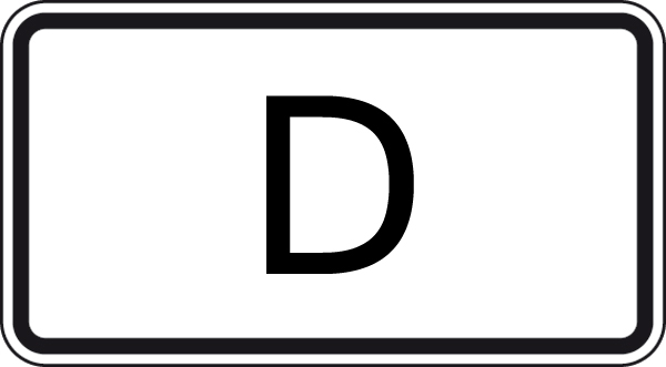 Tunnelkategorie 'D' gemäß ADR-Übereinkommen, Nr. 1014-52