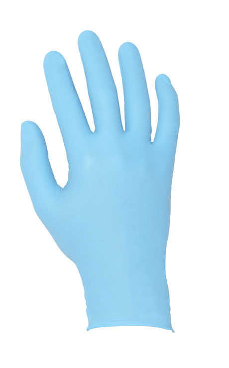 teXXor® Nitril-Einweg-Handschuhe 'UNGEPUDERT', lavendel, 7 