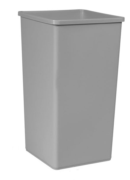 Modellbeispiel: Abfallcontainer/Innenbehälter -Styleline- Rubbermaid, rechteckig, in grau (Art. 12163-01)