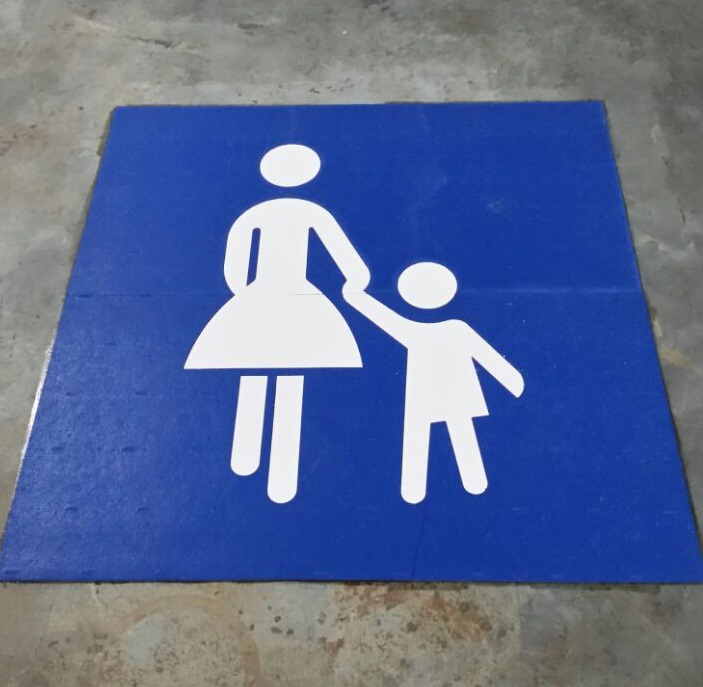 PREMARK Straßenmarkierung 'Sonderzeichen Frau mit Kind'