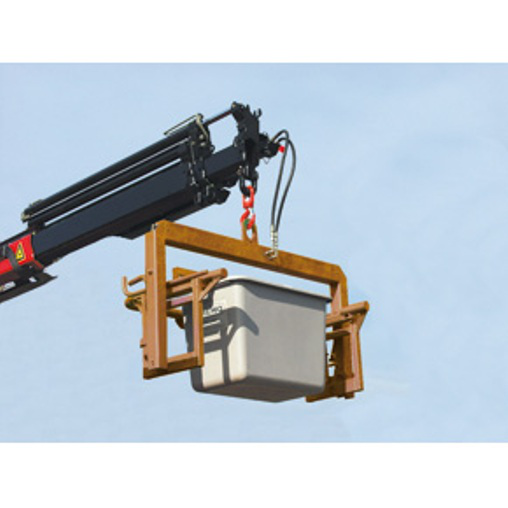 Ladebügel, hydraulisch (kippbar) für Streugutbehälter 'CEMO' 400, 550, 700 Liter