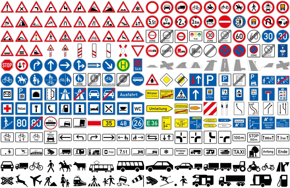 Die Verkehrszeichen nach StVO in der Übersicht