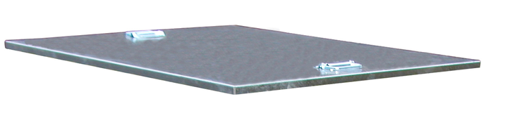 Modellbeispiel: Deckel für Silobehälter -Typ SRE-D- feuerverzinkt (Art. 38793)