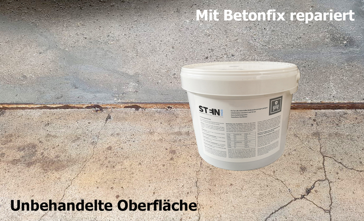 Epoxidharzmörtel 'Betonfix' für Beton-Bodenreparaturen