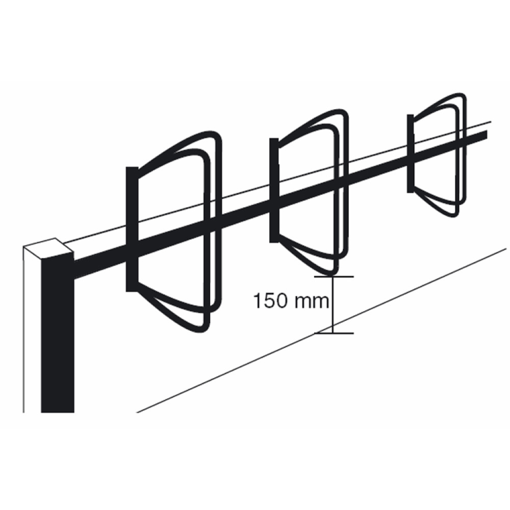 Technische Ansicht: Bodenfreiheit 150 mm