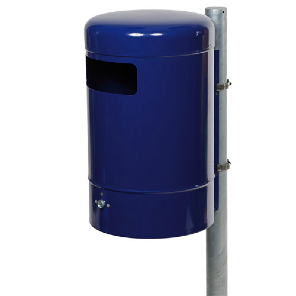 Anwendungsbeispiel: Seitenansicht. Pfosten nicht im Lieferumfang enthalten - siehe Zubehör.