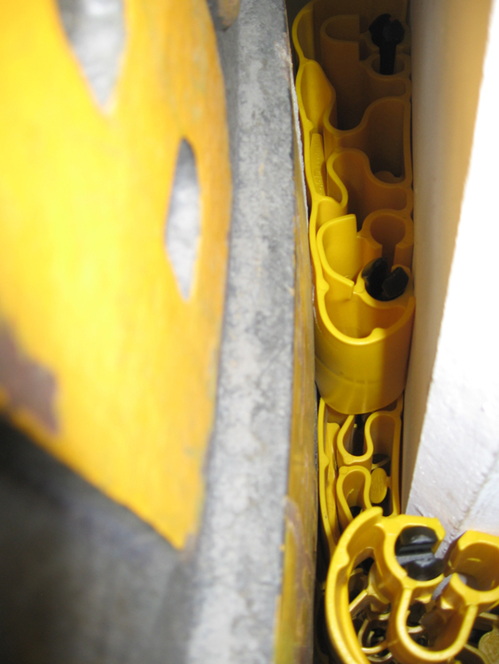 Säulenanfahrschutz 'Beehive' aus LLDPE, Schutzhöhe 1000 mm, getestet nach FEM 10.02.02 und AS4084