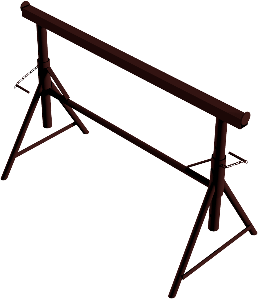 Putzergerüstbock 'Combi N', Breite 1,10 m, höhenverstellbar 0,55-0,9 m