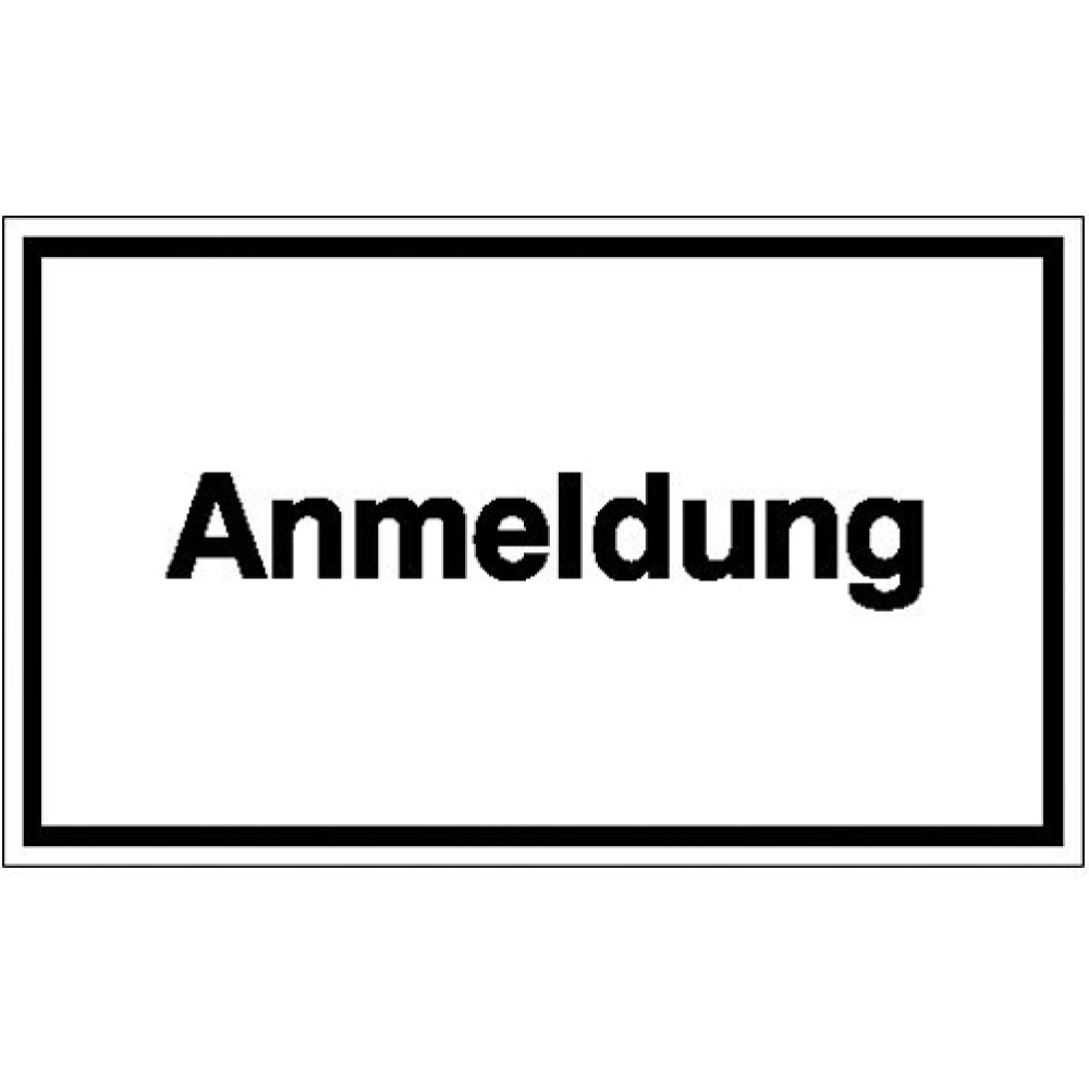 Modellbeispiel: Hinweisschild zur Betriebskennzeichnung Anmeldung   (Art. 21.5800)