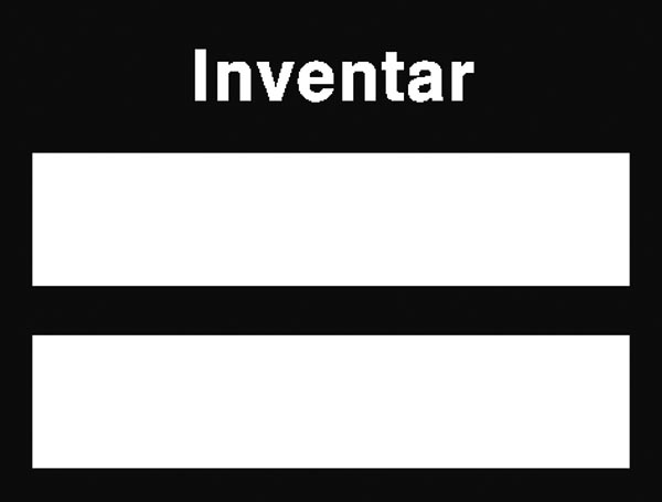 Modellbeispiel: Inventarkennzeichnungsetikett schwarz (Art. 30.1758)