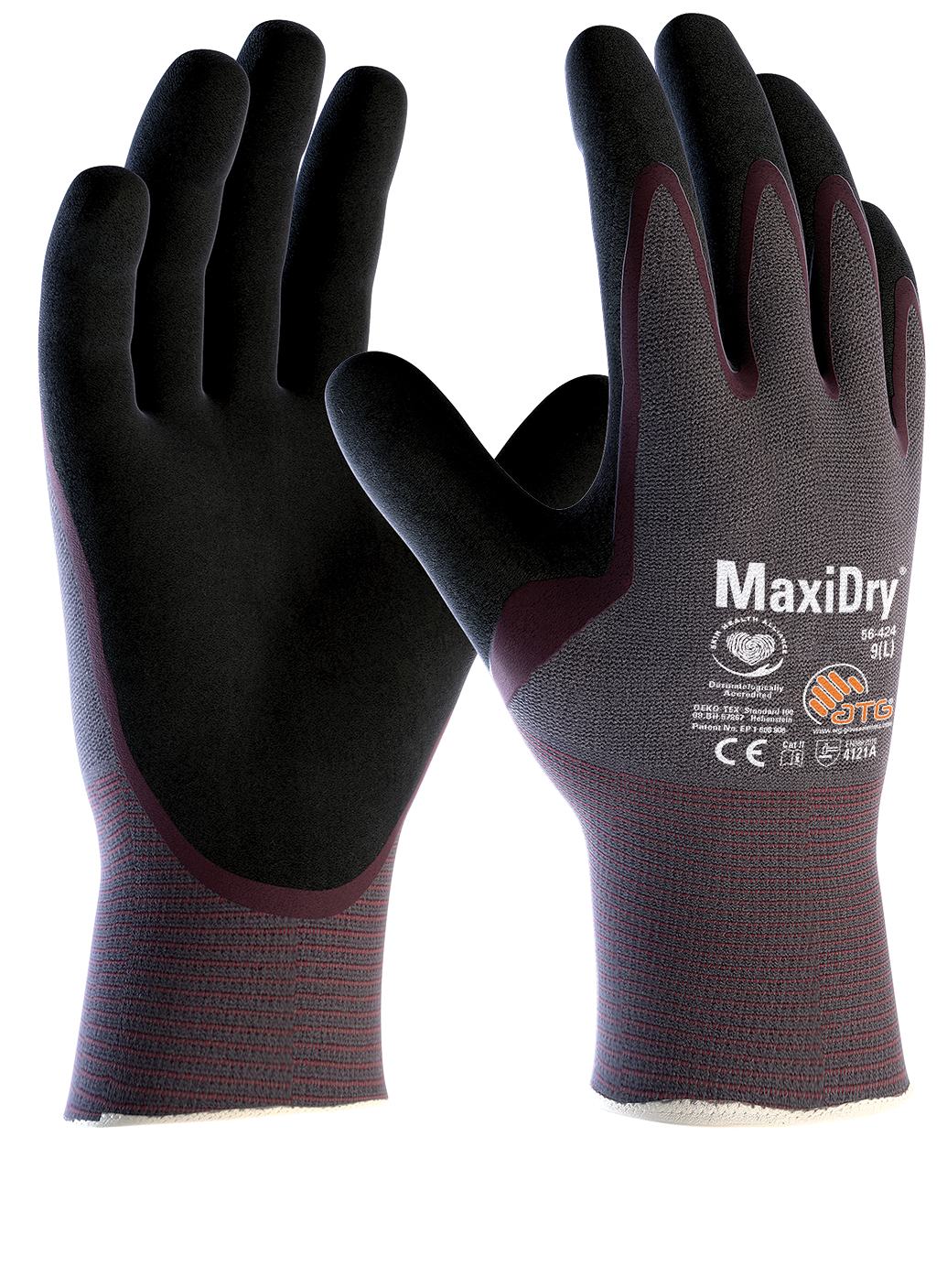 MaxiDry®  Nylon-Strickhandschuhe '(56-424)', 8 